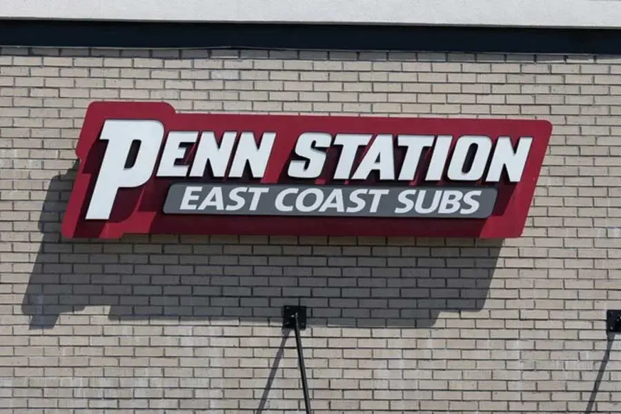 Penn Station exterior store sign