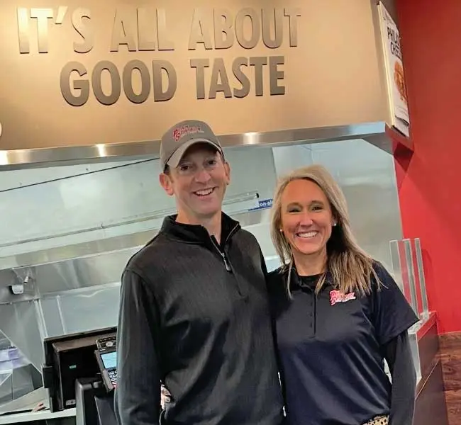 Franchise owners Jeff and Kristi Martyn
