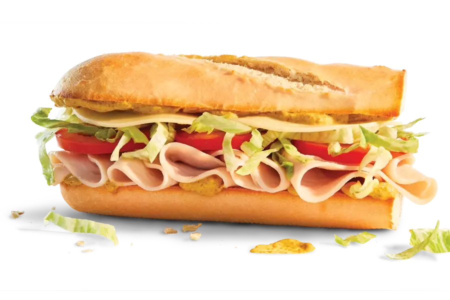 Turkey provolone sub