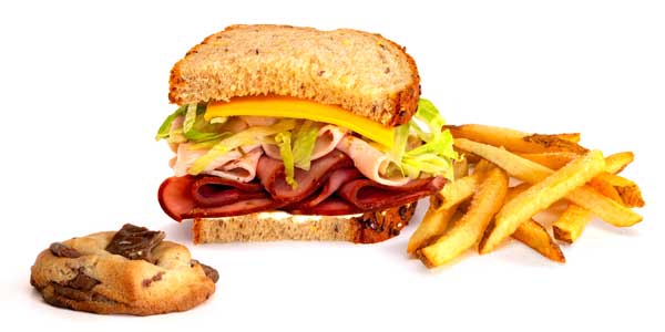 Create your own grilled or cold sandwich kids meal